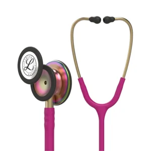 گوشی پزشکی لیتمن کلاسیک 3 سرخابی رنگین کمانی